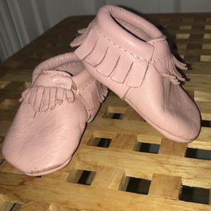 Pink Freshly Picked Moccasins